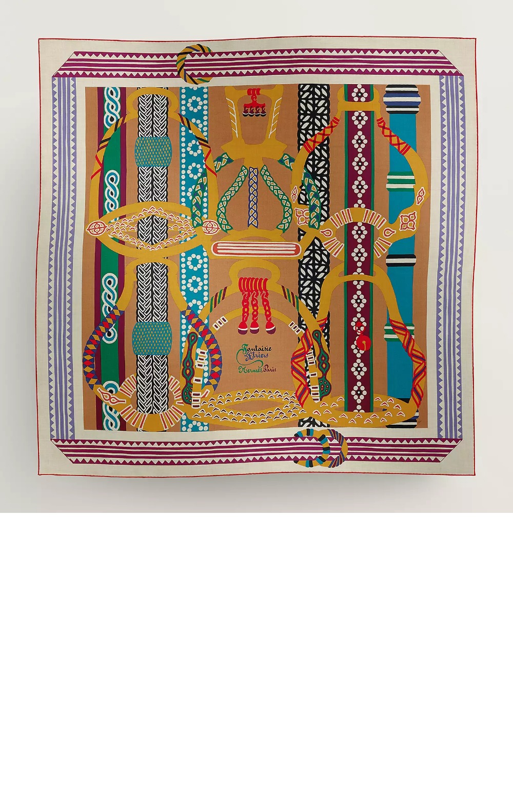 에르메스 Fantaisie d'Etriers 숄 140