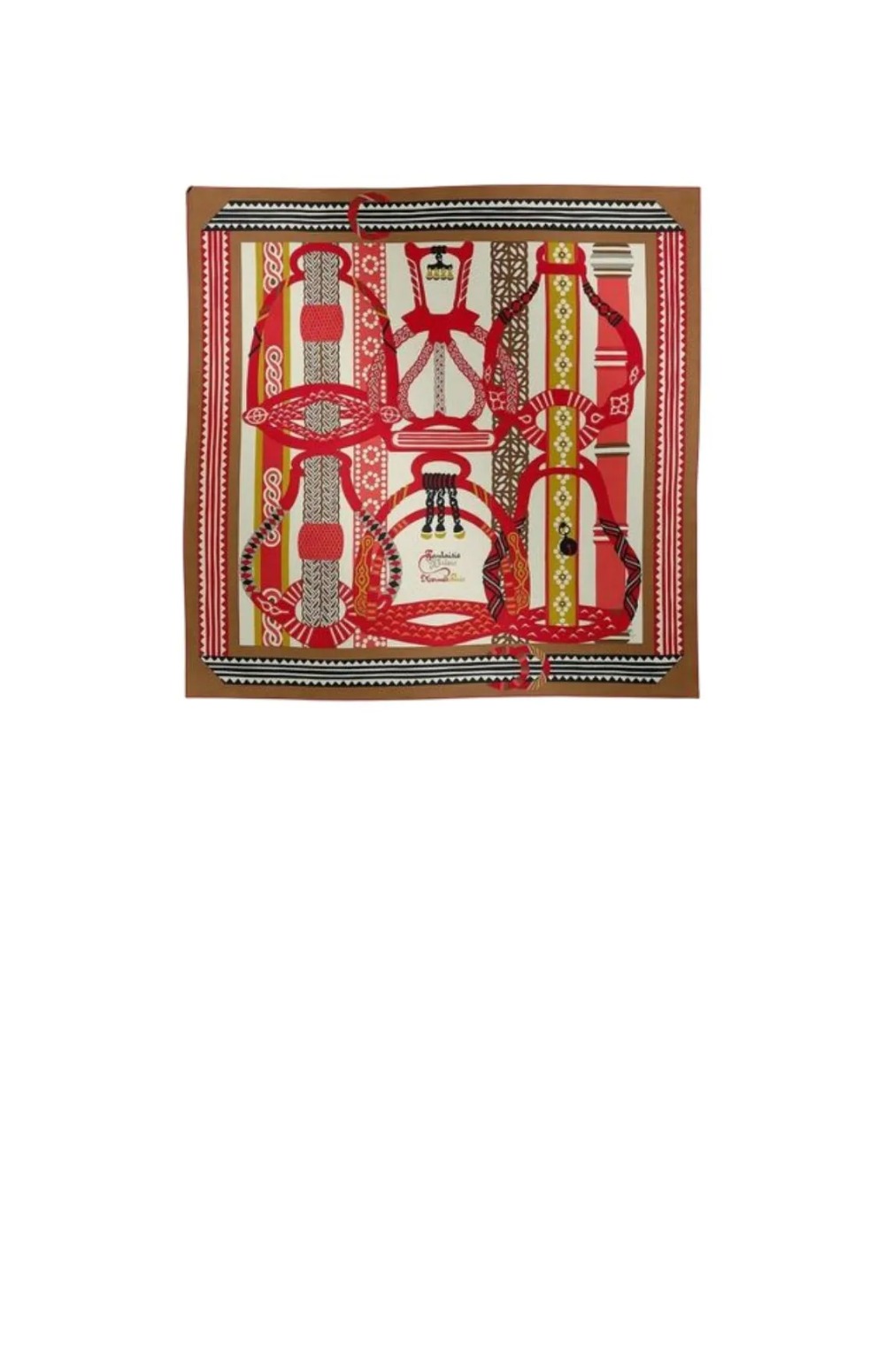 에르메스 Fantaisie d'Etriers 숄 140