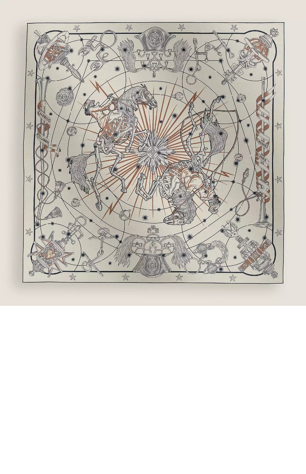 에르메스 Chorus Stellarum 숄 140