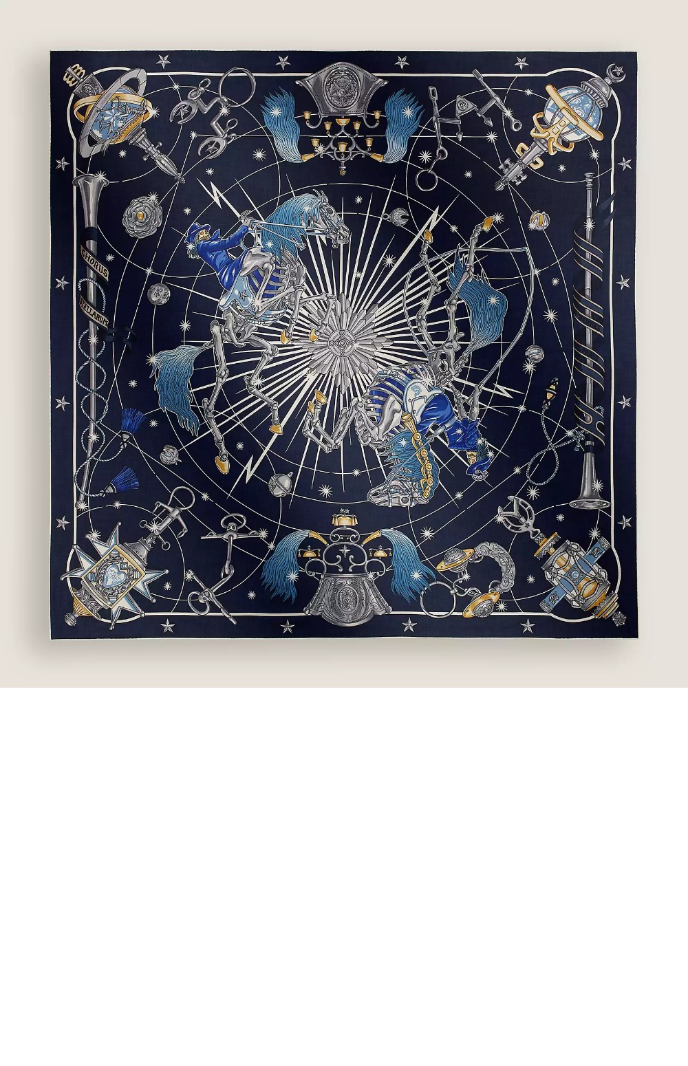 에르메스 Chorus Stellarum 숄 140