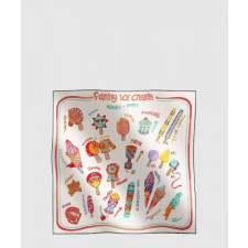 에르메스 Funny Ice Cream 스카프 90