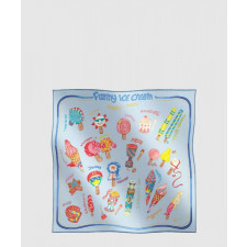 에르메스 Funny Ice Cream 스카프 90