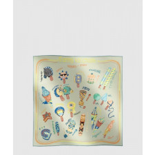 에르메스 Funny Ice Cream 스카프 90