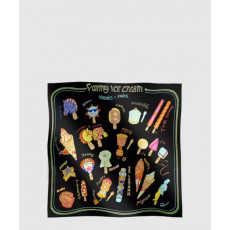 에르메스 Funny Ice Cream 스카프 90