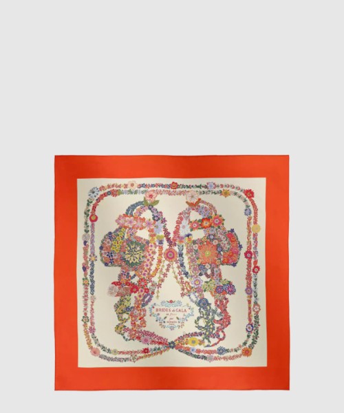 에르메스 Brides de Gala en Fleurs 스카프 90