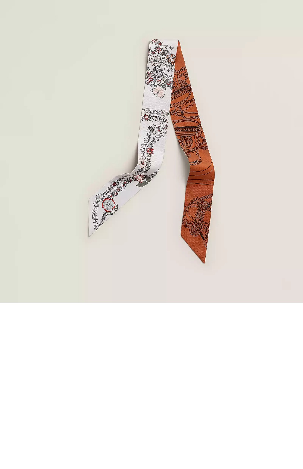 에르메스 Brides de Gala en Fleurs Twilly 방도