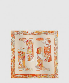 에르메스 Bottes Story 스카프 90