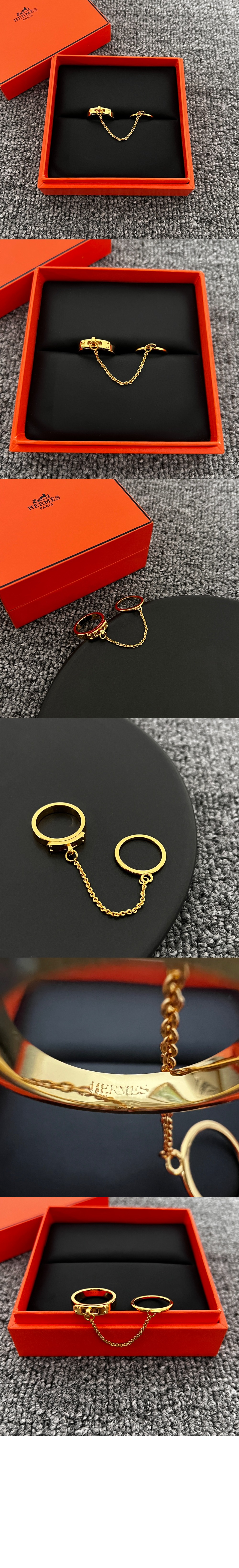 에르메스 알파켈리 더블 반지