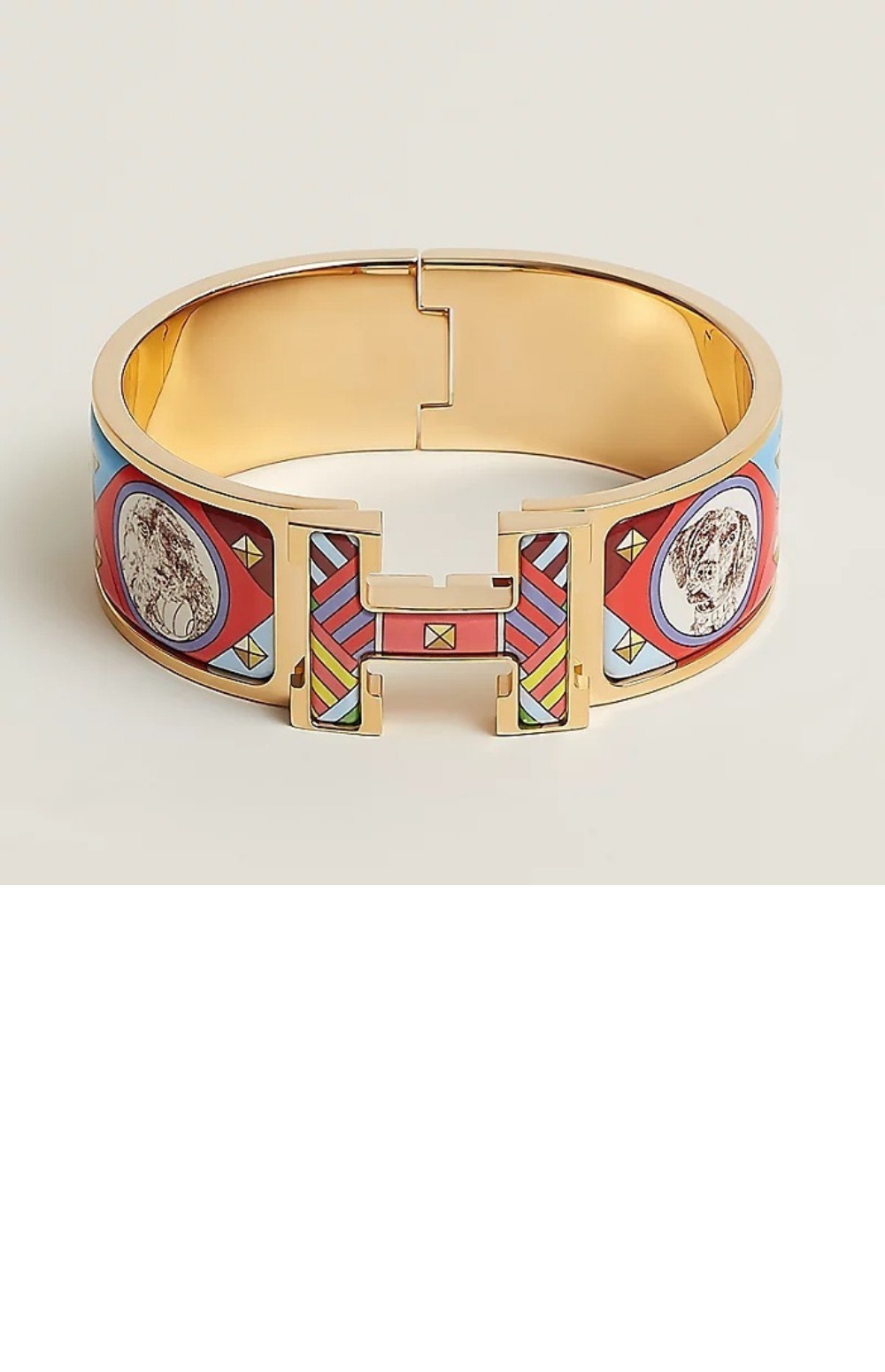 에르메스 Clic Clac H Colliers et Chiens 팔찌