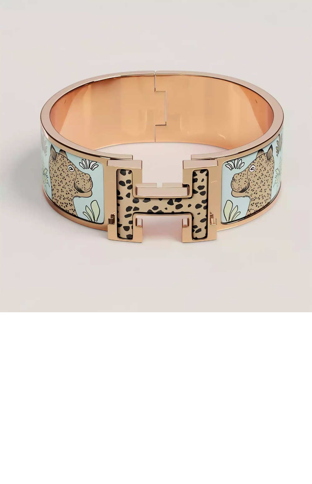 에르메스 Clic Clac H Les Leopards 팔찌