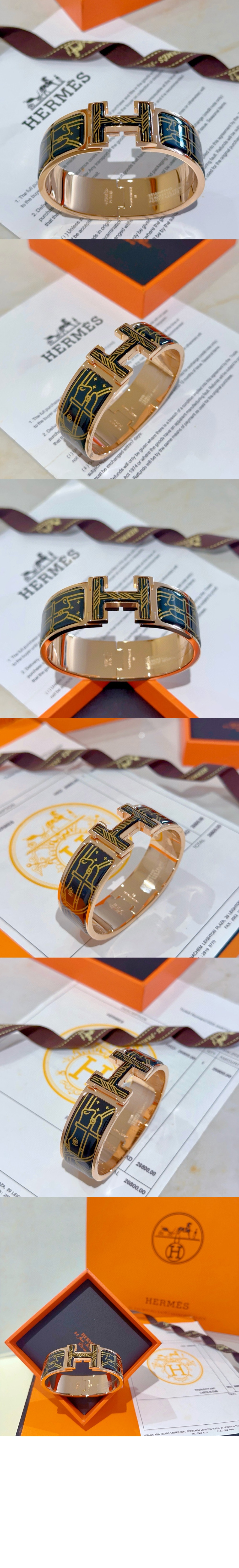 에르메스 Clic Clac H Quadrige au Fil bracelet 팔찌