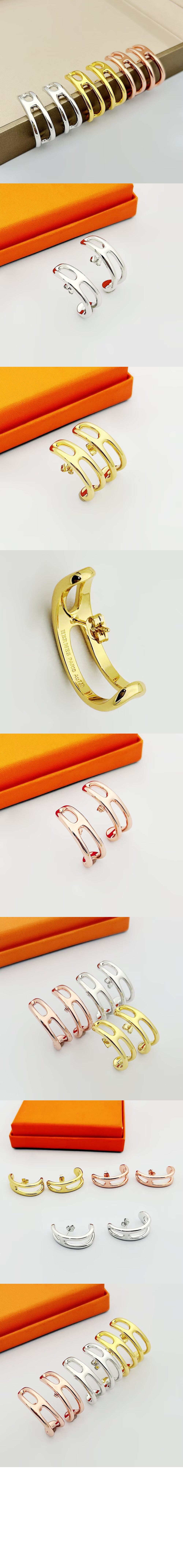 에르메스 Chaine d'ancre Punk 이어링