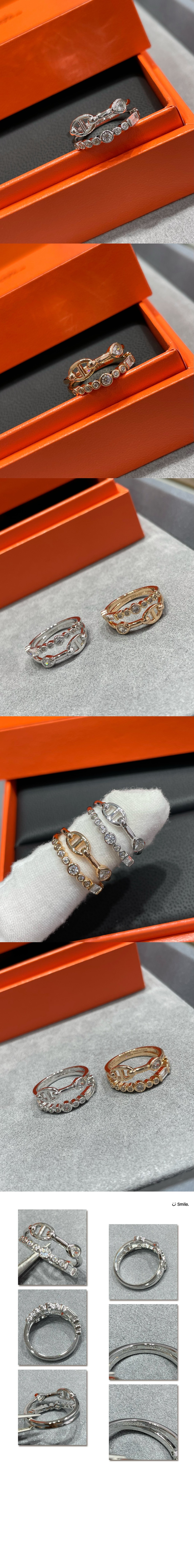 에르메스 Chaine d'ancre Chaos Fancy 링