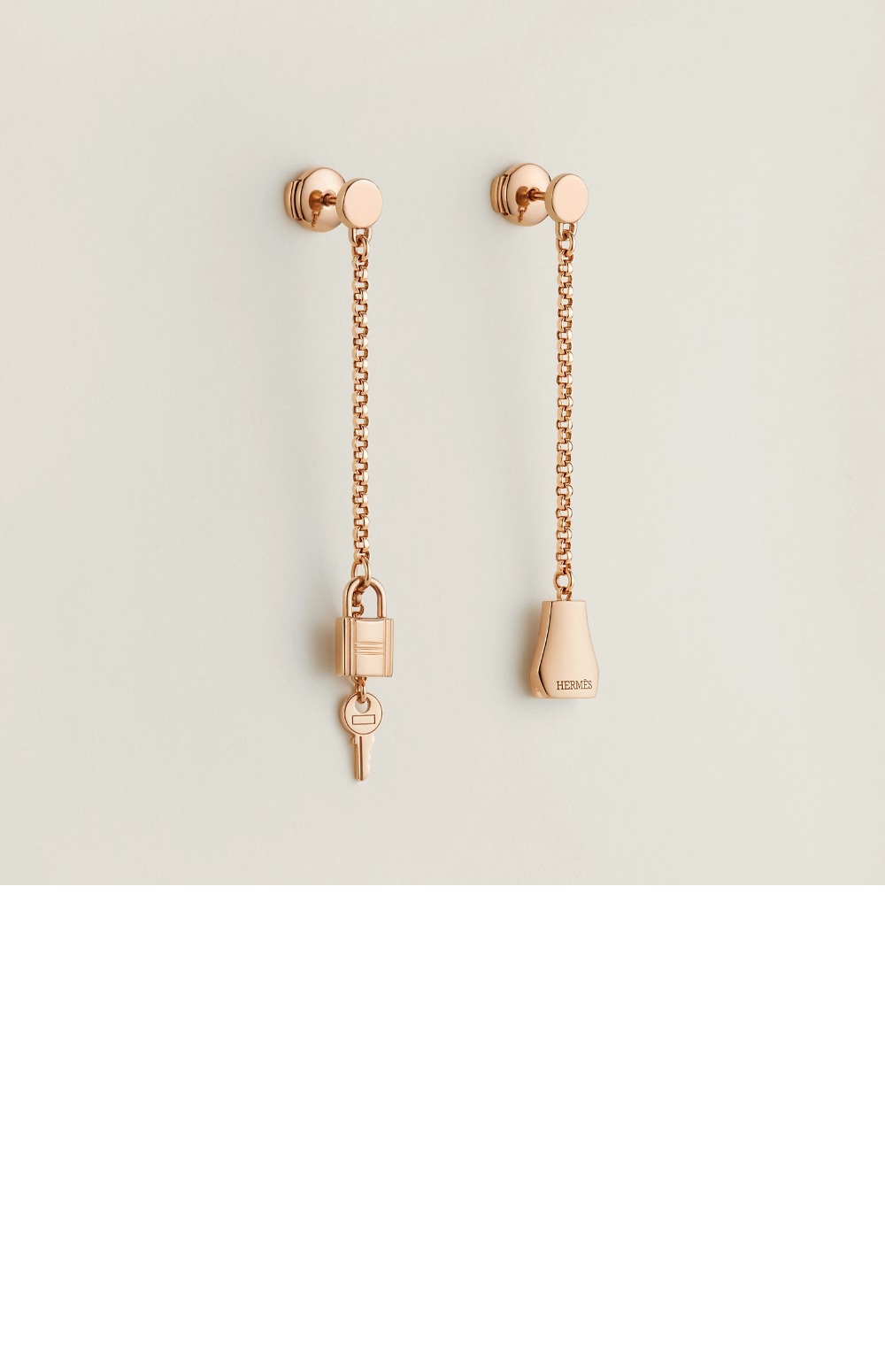 에르메스 Kelly Clochette 이어링