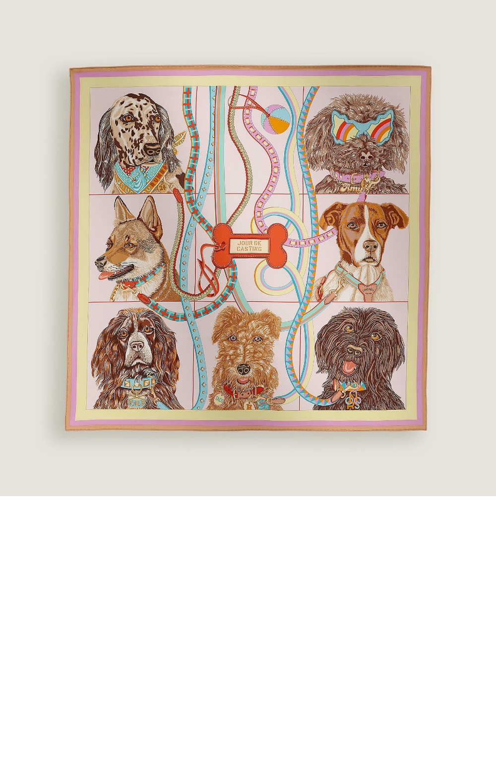 에르메스 Jour de Casting 스카프 90