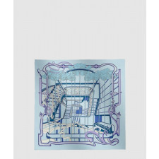 에르메스 La Ligne Coup de Fouet 스카프 90