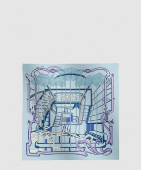 에르메스 La Ligne Coup de Fouet 스카프 90