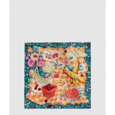 에르메스 Un Carre sur l'Herbe 스카프 90