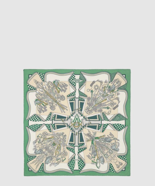 에르메스 Bouquets Sellier 스카프 90