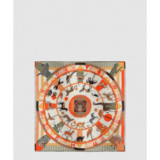 에르메스 Le Carrousel du Tigre Royal 스카프 90