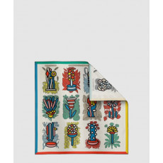 에르메스 Botanica Grafica 더블 페이스 스카프 90