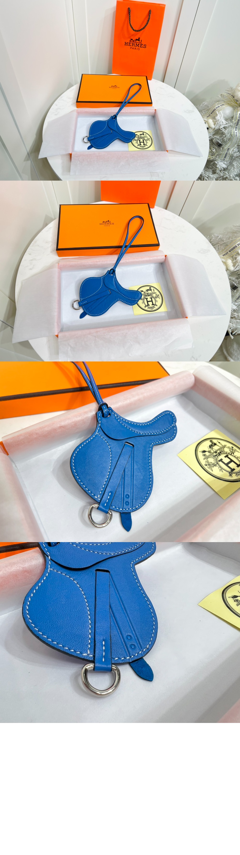 에르메스 Paddock selle charm 백참