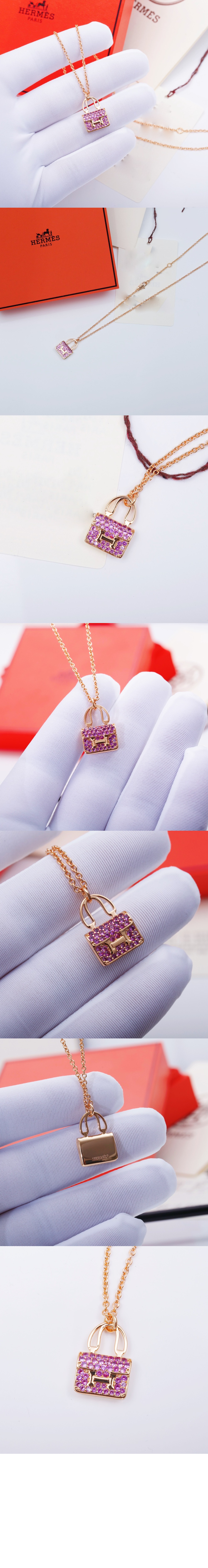 에르메스 Amulettes Constance 목걸이