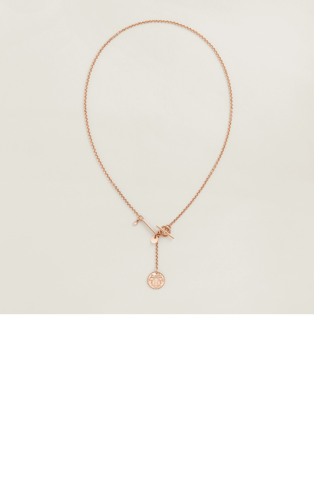 에르메스 Ex-Libris 목걸이