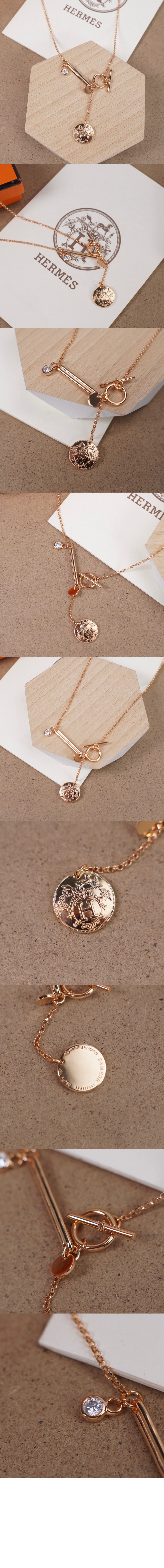 에르메스 Ex-Libris 목걸이