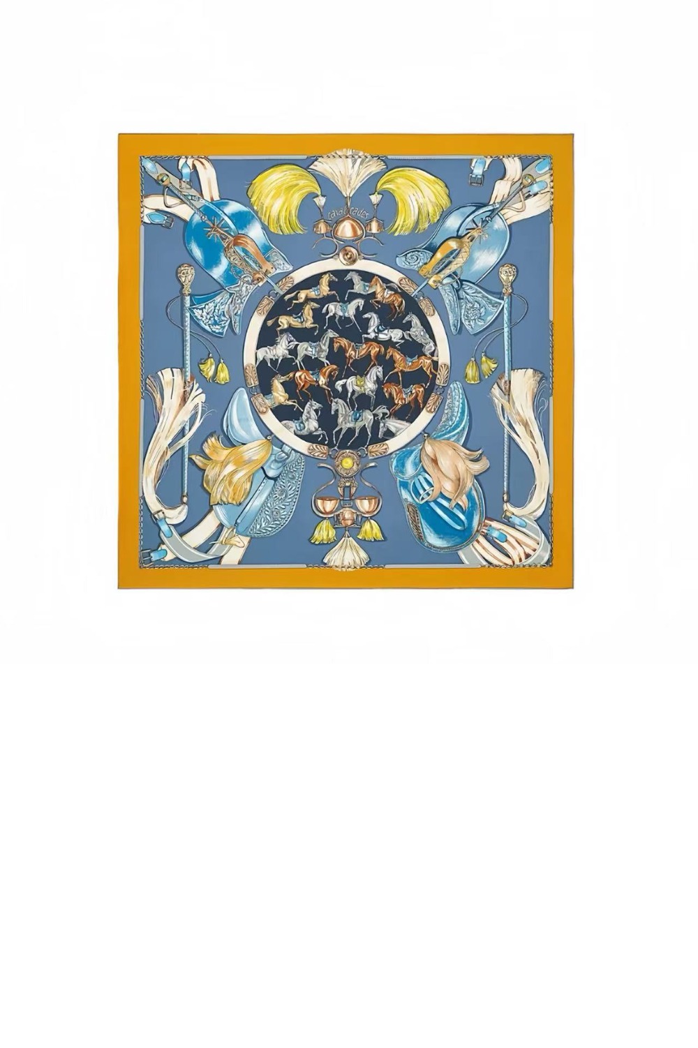 에르메스 Cavalcades 스카프 90