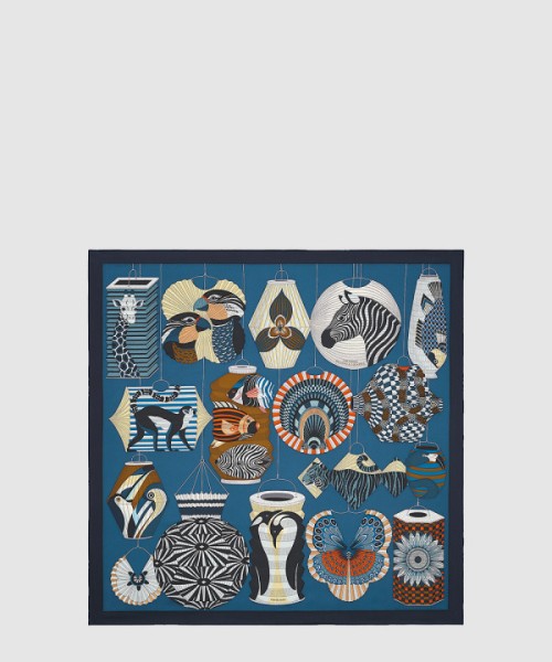 에르메스 Lanternes, Ballons et Cocardes 스카프 90