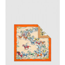 에르메스 Les Mustangs II double face 스카프 90