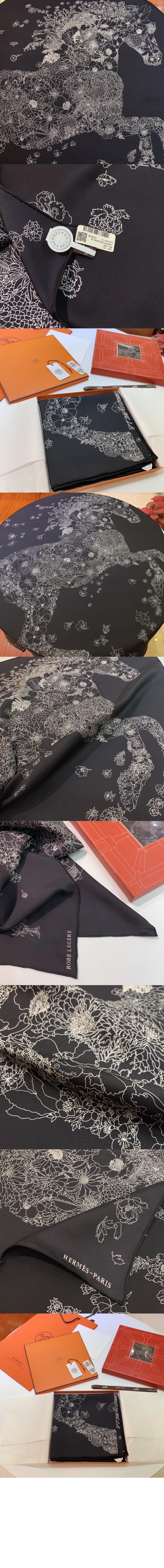 에르메스 Robe Legere 스카프 90