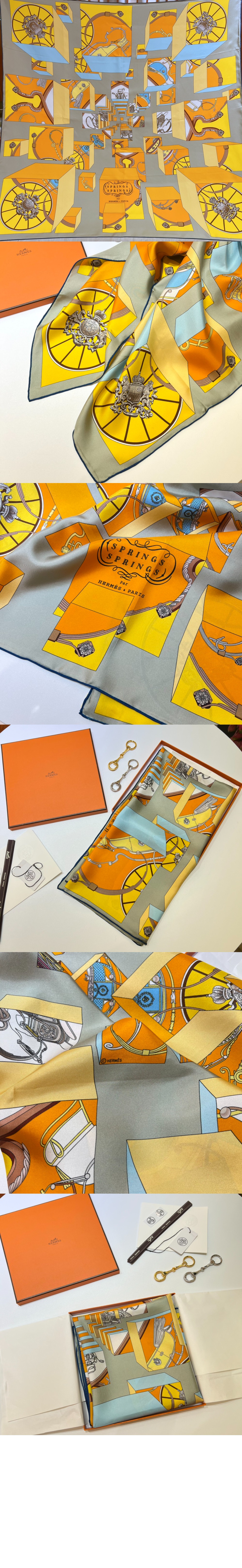 에르메스 Springs Springs 스카프 90