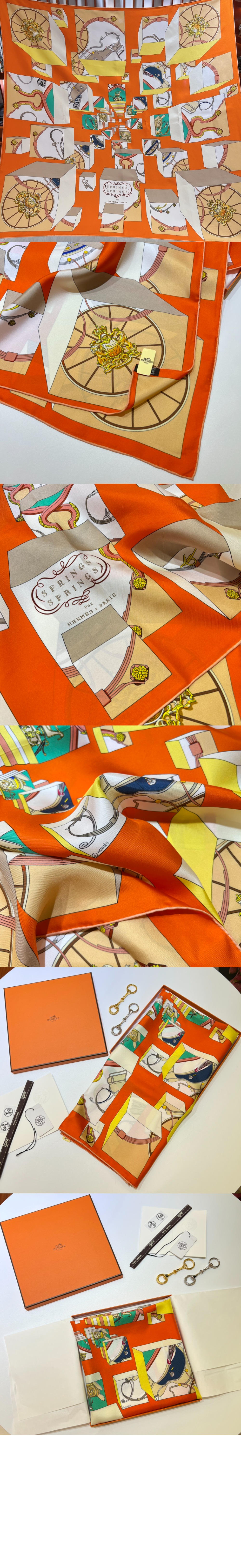 에르메스 Springs Springs 스카프 90