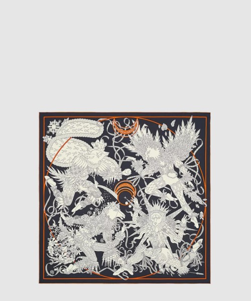 에르메스 Le Sacre des Saisons 스카프 90