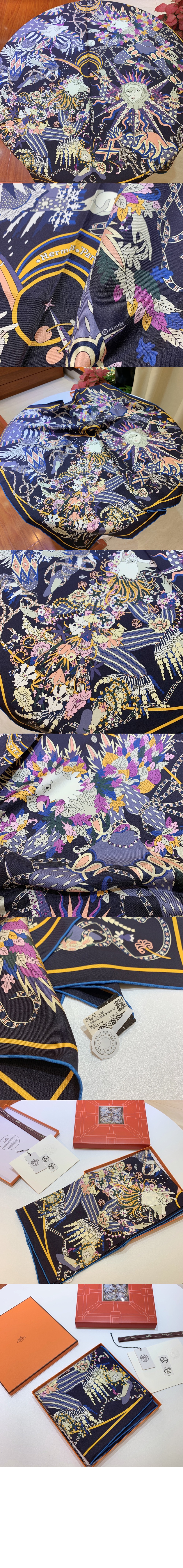 에르메스 Le Sacre des Saisons 스카프 90