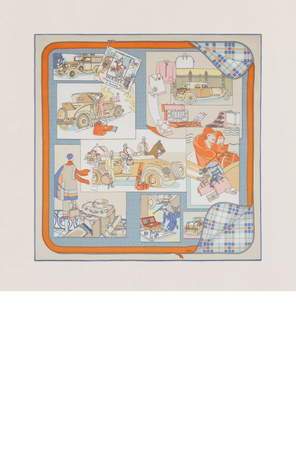 에르메스 Confort en Automobile 스카프 90