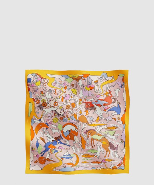 에르메스 Mille et Un Lapins 스카프 90