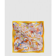 에르메스 Mille et Un Lapins 스카프 90