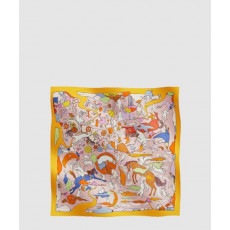 에르메스 Mille et Un Lapins 스카프 90