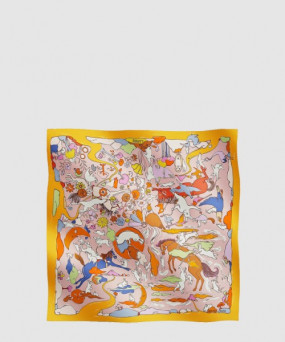 에르메스 Mille et Un Lapins 스카프 90