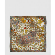 에르메스 Le Jaguar et Le Colibri 숄 140