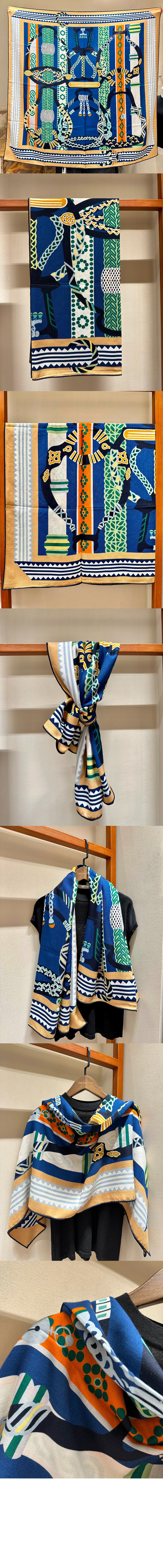 에르메스 Fantaisie d'Etriers 숄140