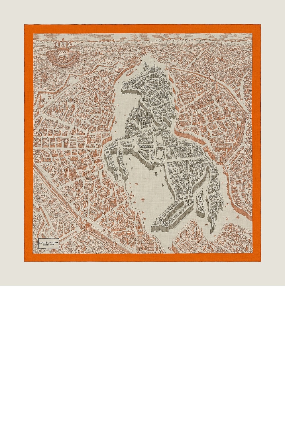 에르메스 La Cite Cavaliere 숄140