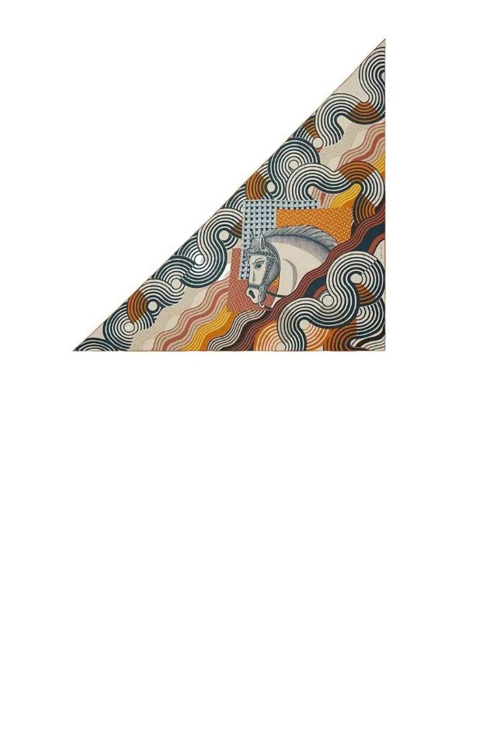 에르메스 cheval Vague 자이언트 트라이앵글