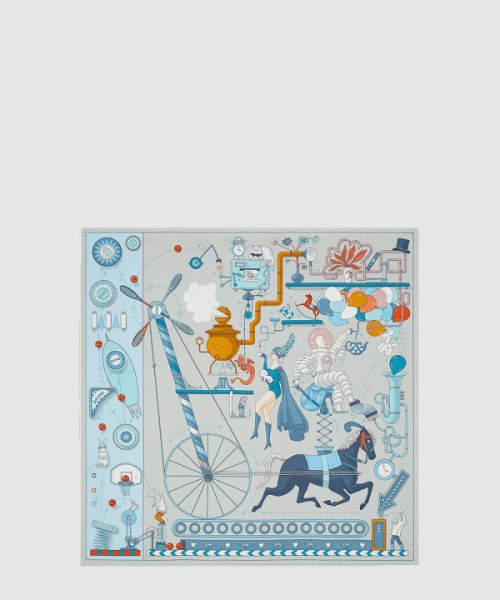 에르메스 Tea for Two 스카프 90