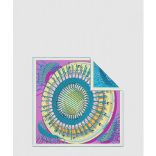 에르메스 Alternateur Double Face 스카프 90