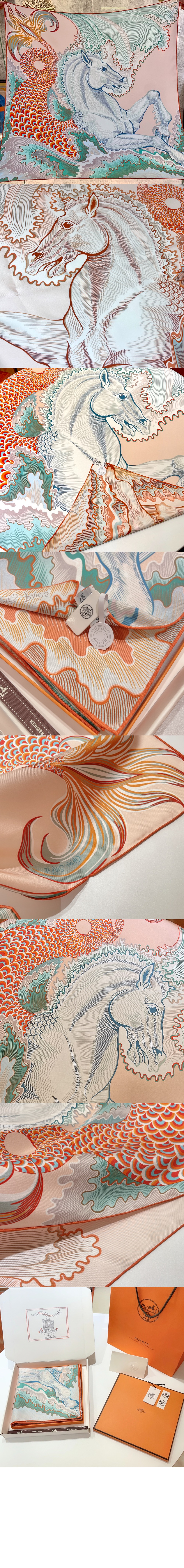 에르메스 Cheval Sirene ala 스카프 90