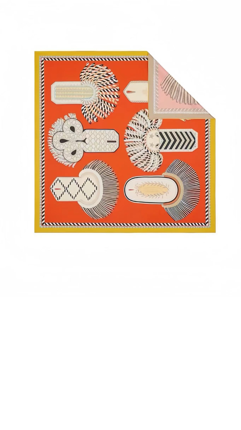 에르메스 Carré 90 Double-sided Gala 스카프 90